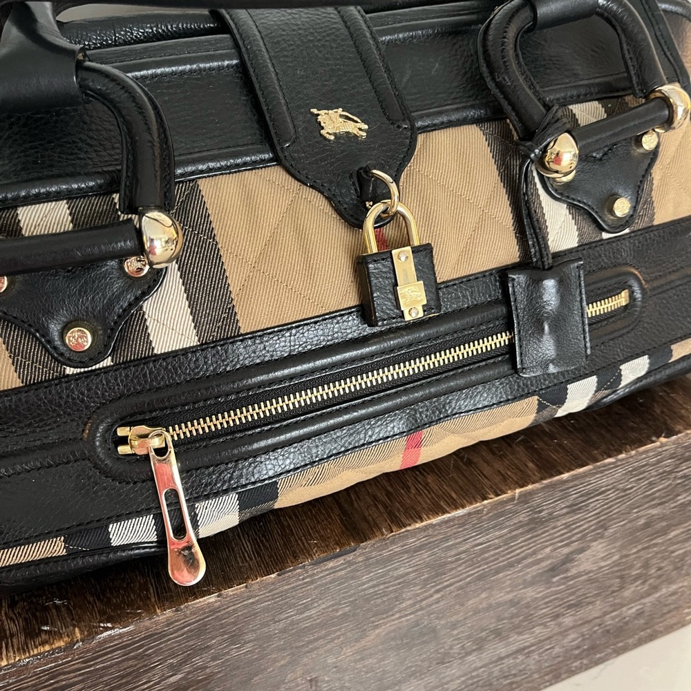 Luxury Black and Tan Designer Men's Bag